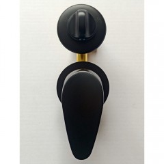 Душевая кабина Frank F409/1 M black без крыши