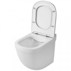 Инсталляция Geberit 111.153.00.1 + унитаз OWL Eld Cirkel-H OWLT190101 безободковый с сиденьем