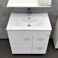 Комплект мебели Comforty Модена М-75 белый матовый