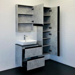Комплект мебели Comforty Эдинбург 60-2 бетон светлый (раковина 9055RA-50)