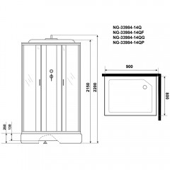 Душевая кабина Niagara Classic NG-33984-14Q