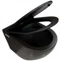 Унитаз подвесной Bloomix Black Diamond 1055 безободковый