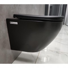 Унитаз подвесной Bloomix Black Diamond 1055 безободковый