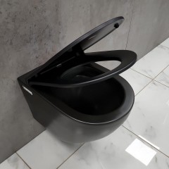 Унитаз подвесной Bloomix Black Diamond 1055 безободковый