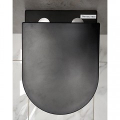 Унитаз подвесной Bloomix Black Diamond 1055 безободковый