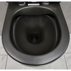 Унитаз подвесной Bloomix Black Diamond 1055 безободковый