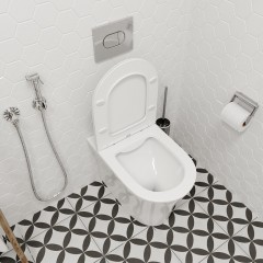 Унитаз приставной Cerutti Adige F CT8907 безободковый
