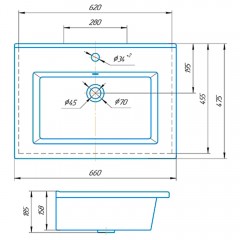 Комплект мебели ASB-Mebel Мирано 65