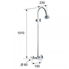 Душевая система Remer Serie35 F36