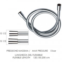 Душевой шланг Remer 332CN2G120