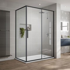 Душевое ограждение Vincea Slim-U VSR-2SU9012CLB