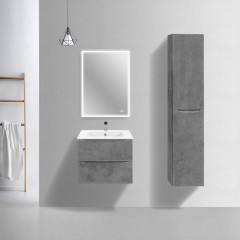 Тумба под раковину Vincea Mia Slim 600 Beton VMC-2MC600S1BT