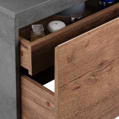 Тумба под раковину Vincea Mesa 1000 T.Oak+Beton VMC-2MS100TB
