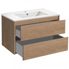 Тумба под раковину Vincea Gio 800 N.Oak VMC-2G800NO