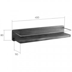 Полка Bronze de Luxe Forest 10711C
