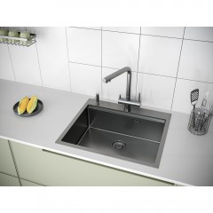 Мойка кухонная Paulmark Kroner-Pro PM705951-GM