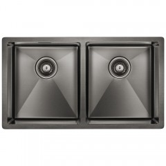 Мойка кухонная Paulmark Dopplet PM507844-GM