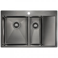 Мойка кухонная Paulmark Kroner PM227851-GML