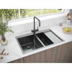 Мойка кухонная Paulmark Kroner PM227851-GML