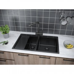 Мойка кухонная Paulmark Kroner PM227851-GMR