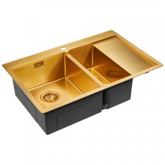 Мойка кухонная Paulmark Union PM537851-BGL