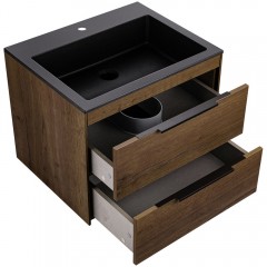 Тумба с раковиной Vincea Chiara 2D 600 T.Oak