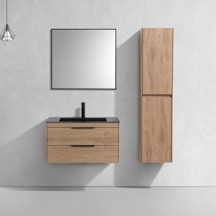 Тумба под раковину Vincea Chiara 2D 800 N.Oak VMC-2C2800NO
