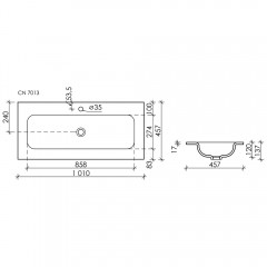 Раковина Ceramica Nova Element CN7013