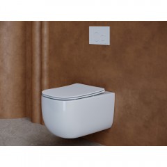Унитаз подвесной Ceramica Nova Noel CN3013 безободковый