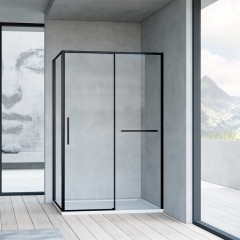 Душевое ограждение Vincea Slim Soft VSR-1SS1015CLB