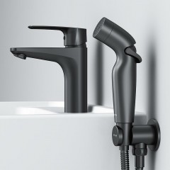 Смеситель для раковины Am.Pm Gem F90A03022 с гигиеническим душем