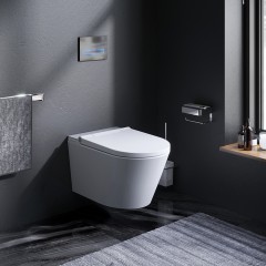 Унитаз подвесной Am.Pm Inspire CCC501700SC безободковый с электронной крышкой-биде