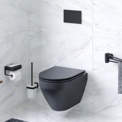 Унитаз подвесной Am.Pm Spirit V2.0 C701700MBSC безободковый
