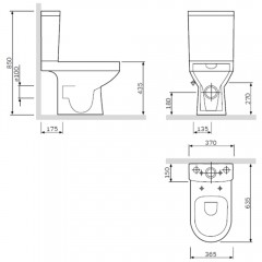 Унитаз Am.Pm Spirit V2.0 C708600SC