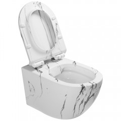 Унитаз подвесной SantiLine SL-5002MM безободковый