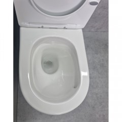 Унитаз CeramaLux TR2176 безободковый торнадо