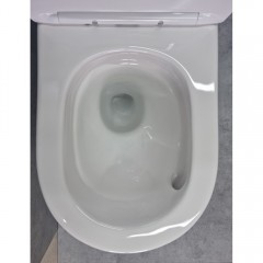 Унитаз CeramaLux TR2178 безободковый торнадо