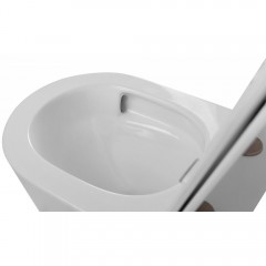 Унитаз подвесной BelBagno Flay-tor BB053CH-TOR-FC+BB870SC безободковый торнадо