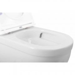 Унитаз подвесной BelBagno Senso-tor BB017CH-TOR+BB865SC безободковый торнадо