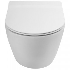Унитаз подвесной BelBagno Sfera-tor BB046CH-TOR+BB870SC безободковый торнадо