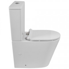 Унитаз BelBagno Flay-tor BB2149CP-TOR+BB2149T+BB2111SC безободковый торнадо