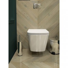 Унитаз подвесной Teymi Helmi Vortex T40303 безободковый торнадо