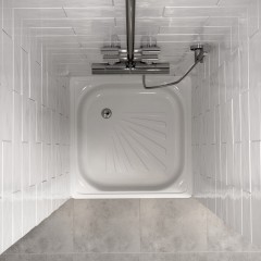 Поддон стальной Teymi Helmi 70x70 T100104