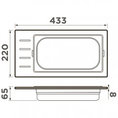Контейнер Omoikiri DC-01-1-LG