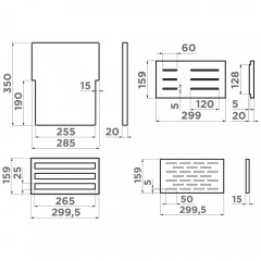 Сушка для посуды встраиваемая Omoikiri DRY-02-LG