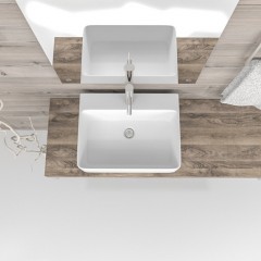 Раковина накладная Esbano Circon 52 white