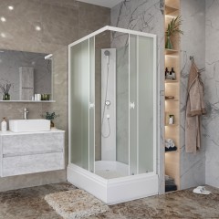 Душевая кабина Niagara Promo P100/80/26Q/MT/BK