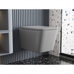 Унитаз подвесной Abber Rechteck AC1201MG безободковый