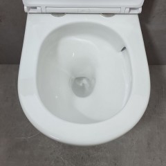 Унитаз подвесной Bloomix Vortex 2.0 T12110/UF1 безободковый торнадо