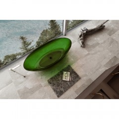 Ванна прозрачная Abber Kristall AT9702Emerald